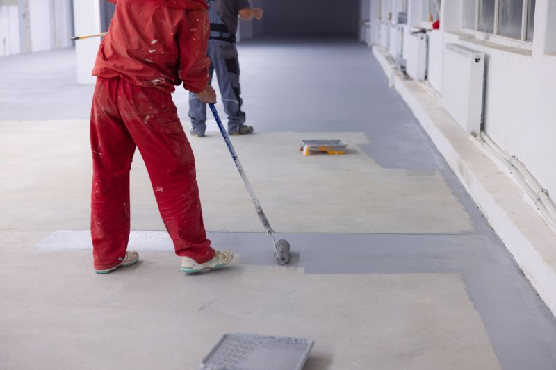Concrete Floor Painting Process