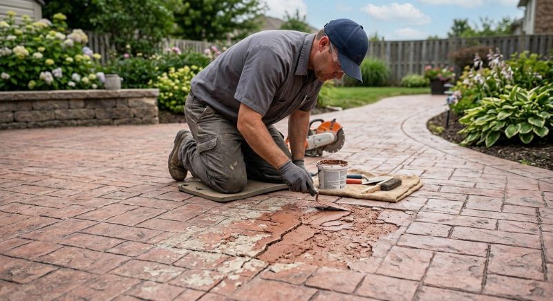 Decorative Concrete Repair in Summerville, SC