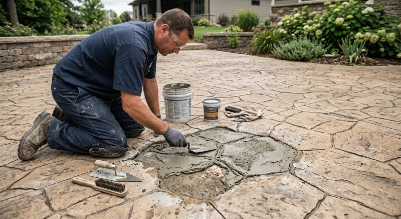 Decorative Concrete Repair in Canton, GA