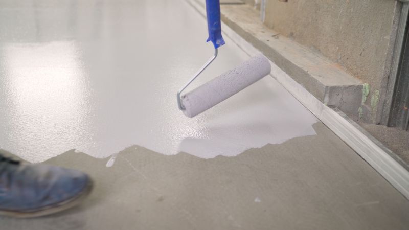 Products For Concrete Floor Paintings in use